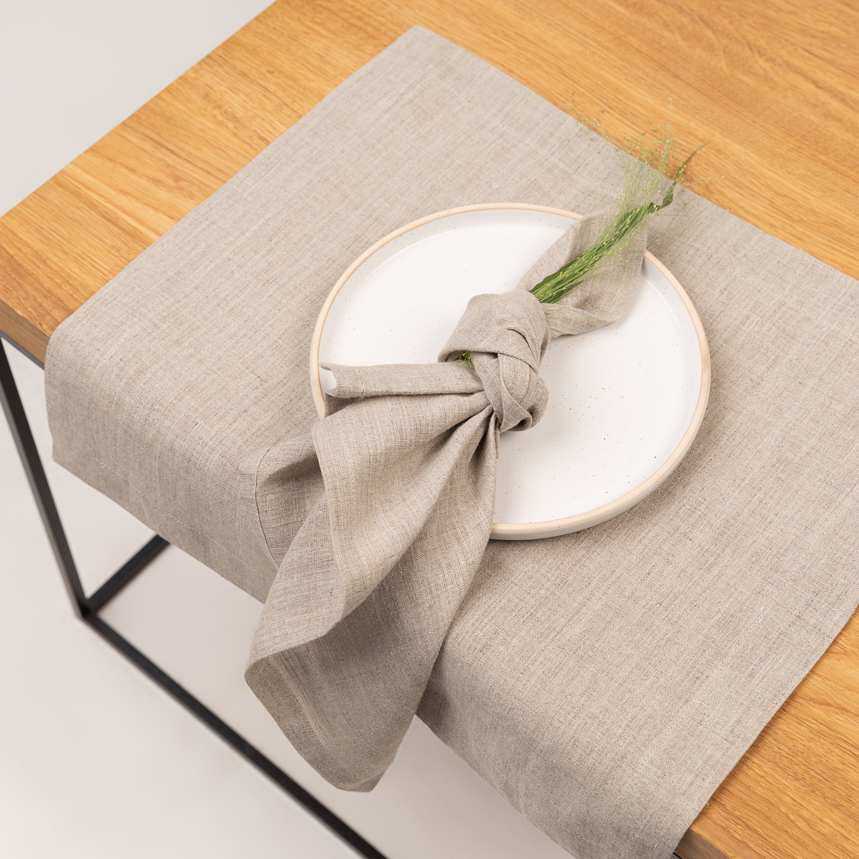 Natural linen placemat | natural