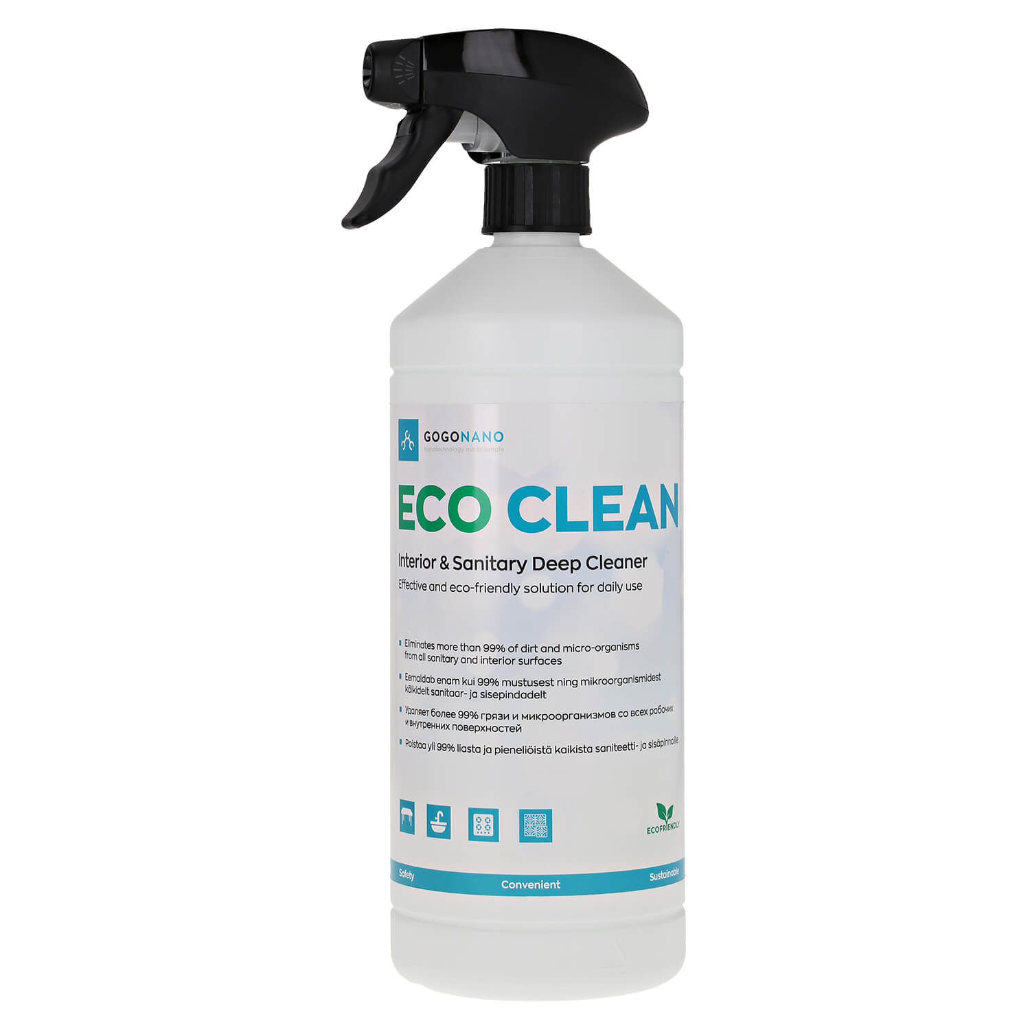 Bathroom Multi Purpose Cleaner EcoClean, 1L