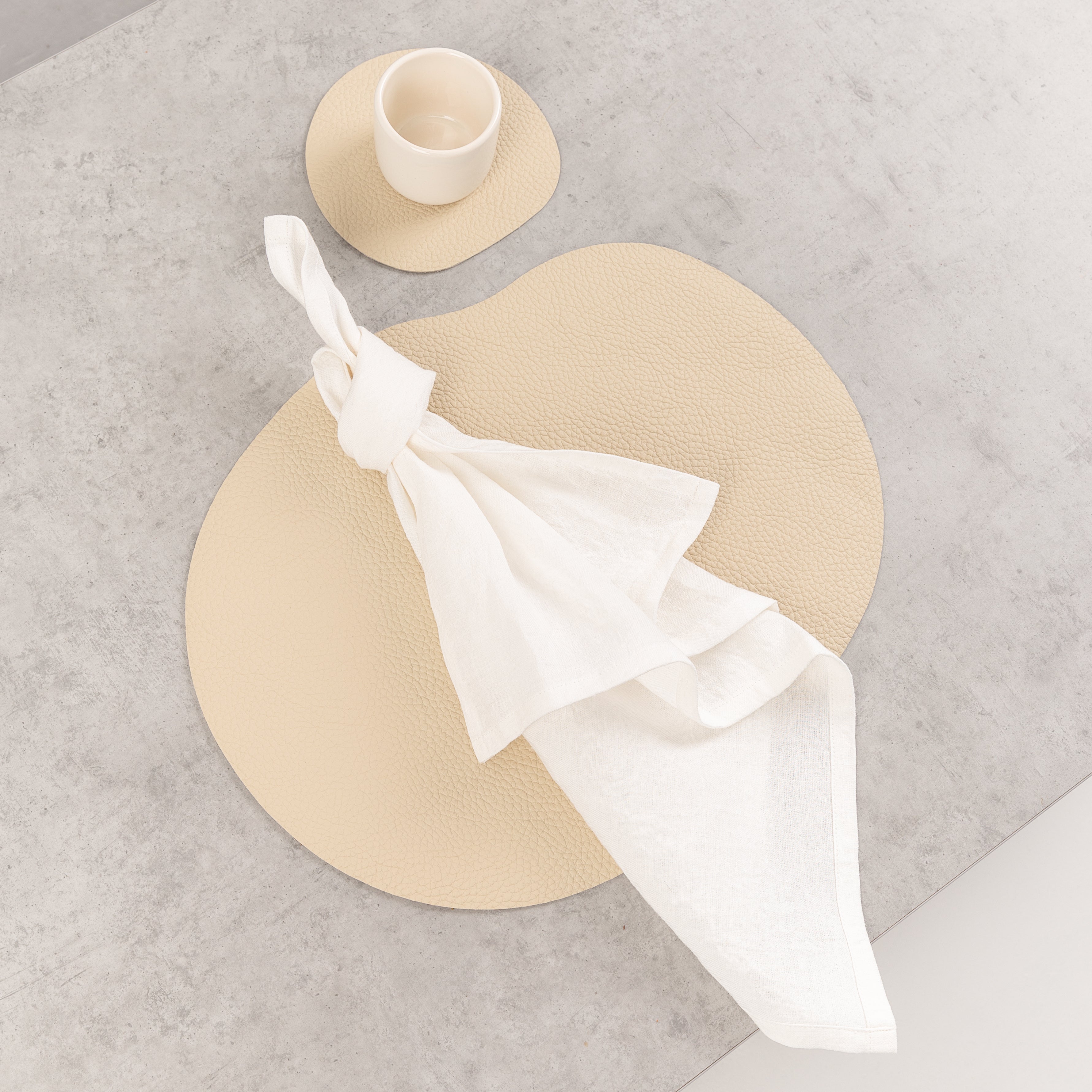 Linen napkins, set of 2 | off white