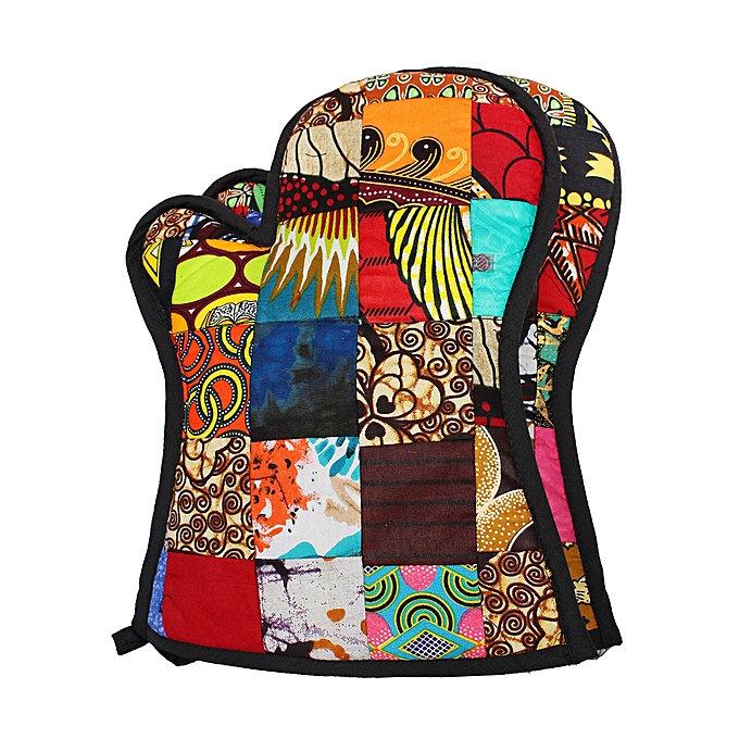 Handcrafted Insulated Oven gloves, kitenge oven gloves