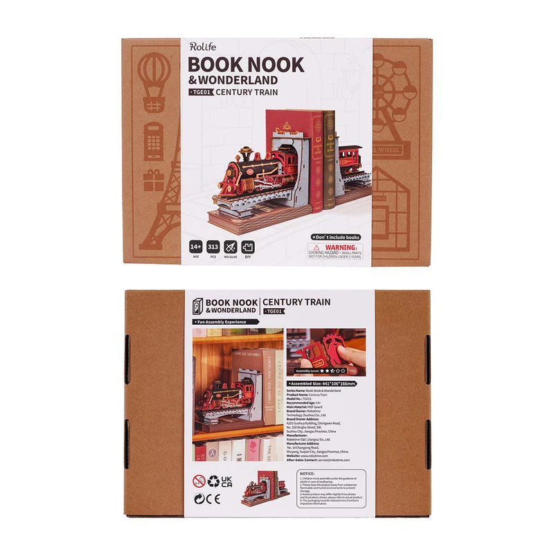 Rolife Century Train DIY Book Nook