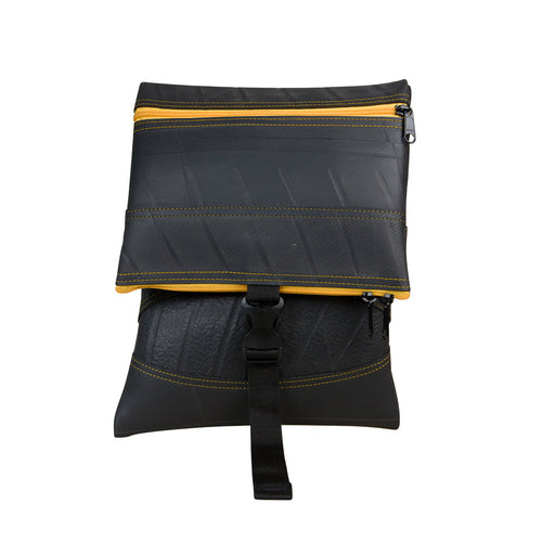 Jen Foldover Recycled Rubber Vegan Crossbody Bag (6 Colours Available)