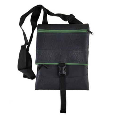 Jen Foldover Recycled Rubber Vegan Crossbody Bag (6 Colours Available)